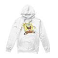 Front - SpongeBob SquarePants Mens Happy Running Hoodie