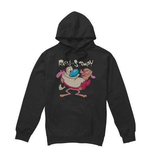Front - Ren & Stimpy Mens Two Of A Kind Hoodie
