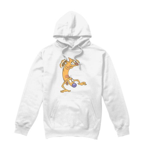 Front - CatDog Mens Ready To Fight Hoodie