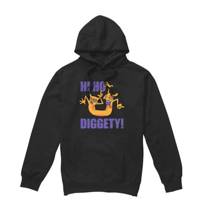 Front - CatDog Mens Hi Ho Diggety Hoodie