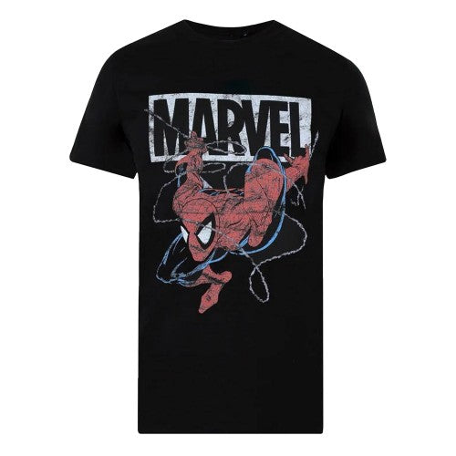 Front - Spider-Man Mens 90´s Spidey T-Shirt