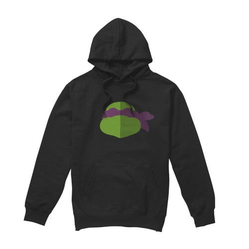 Front - Teenage Mutant Ninja Turtles Mens Donatello Face Hoodie