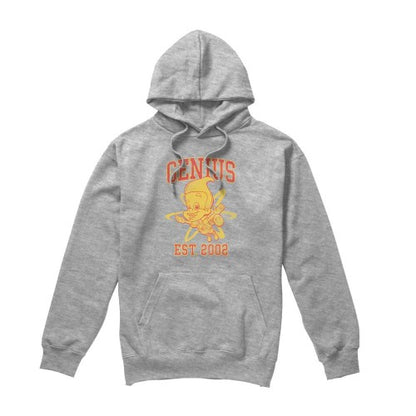 Front - Jimmy Neutron Mens Genius Collegiate Hoodie