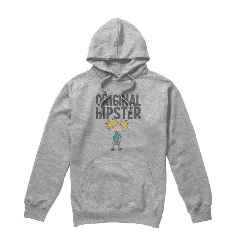 Front - Hey Arnold! Mens Original Hipster Hoodie