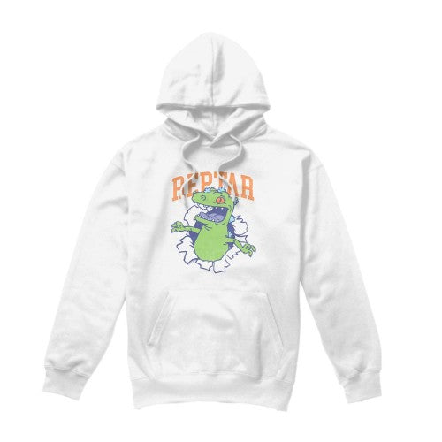 Front - Rugrats Mens Shirt Rip Reptar Hoodie