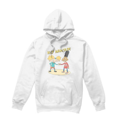 Front - Hey Arnold! Mens Arnold & Gerald Hoodie