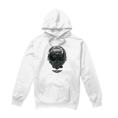 Front - Top Gun Mens Payback Helmet Hoodie