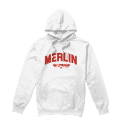 Front - Top Gun Mens Merlin Varsity Hoodie