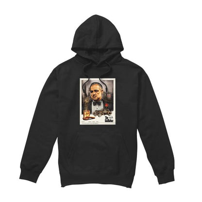 Front - The Godfather Mens Vintage Poster Hoodie