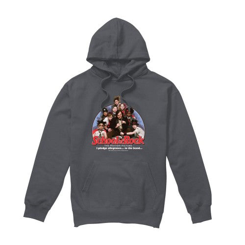 Front - School of Rock Mens I Pledge Allegiance Hoodie