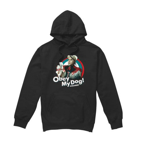 Front - Zoolander Mens Obey My Dog Hoodie