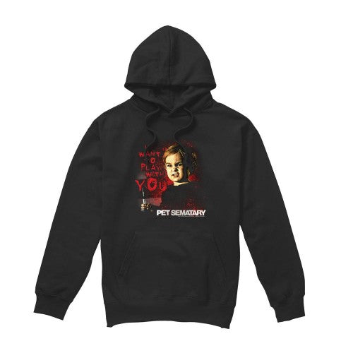 Front - Pet Sematary Mens I Want To Play Hoodie