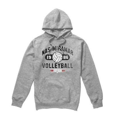 Front - Top Gun Mens Nas Miramar Volleyball Hoodie