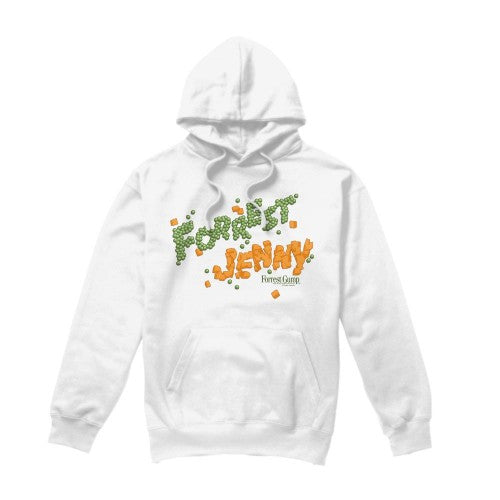 Front - Forrest Gump Mens Peas And Carrots Hoodie