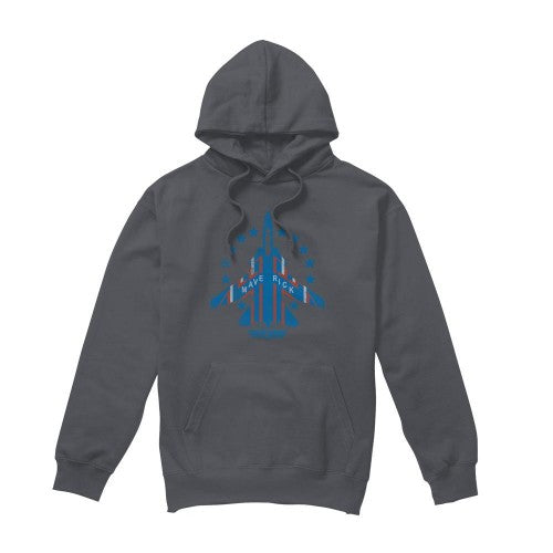 Front - Top Gun Mens Maverick Hoodie
