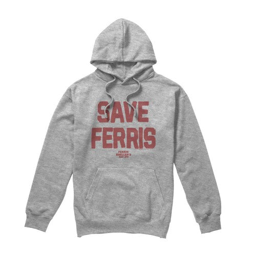 Front - Ferris Bueller´s Day Off Mens Save Ferris Hoodie