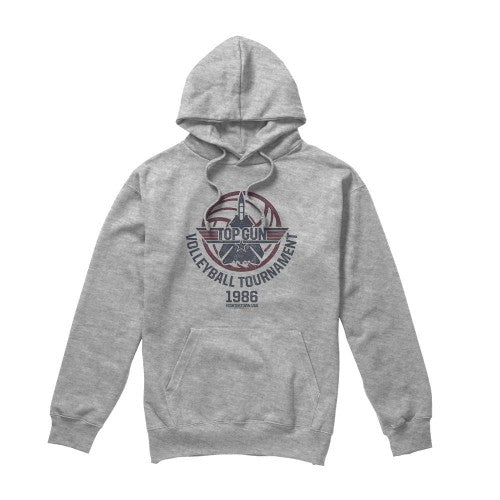 Front - Top Gun Mens Volleyball Hoodie