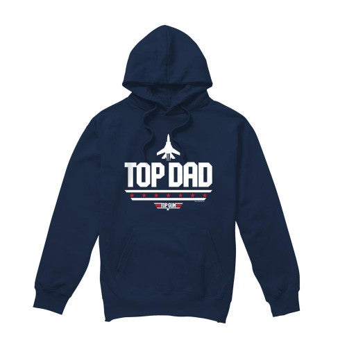 Front - Top Gun Mens Fathers Day Hoodie