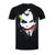 Front - The Joker Mens Face Cotton T-Shirt