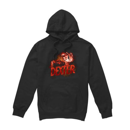 Front - Dexter Mens Drawing Hoodie