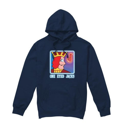 Front - Twin Peaks Mens One Eyed Jacks Hoodie