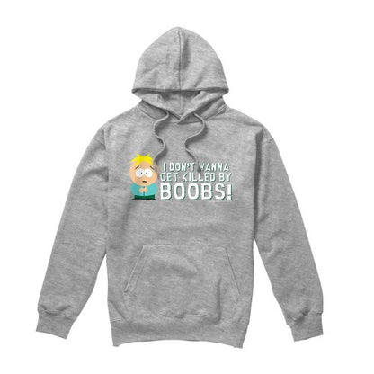 Front - South Park Mens Killed By Boobs Hoodie