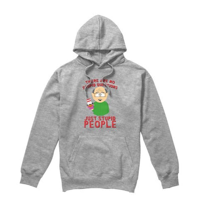 Front - South Park Mens No Stupid Questions Hoodie