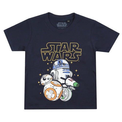 Front - Star Wars Boys Droids T-Shirt