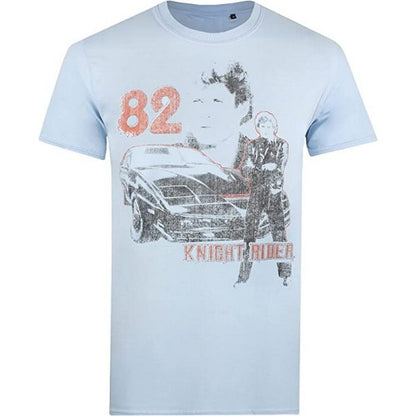 Front - Knight Rider Mens 82 Cotton T-Shirt