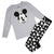 Front - Disney Womens/Ladies Mickey Mouse Wink Long Pyjama Set