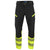 Front - Projob Unisex Adult Stretch Stripe High-Vis Work Trousers
