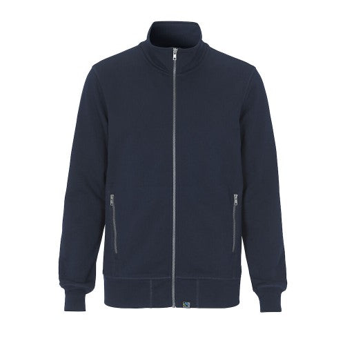 Front - Cottover Mens French Terry Full Zip Jacket