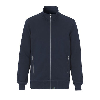 Front - Cottover Mens French Terry Full Zip Jacket