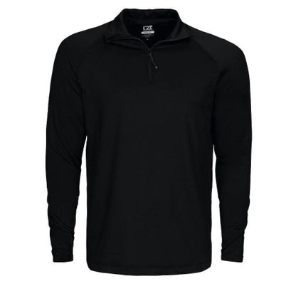 Front - Cutter & Buck Mens Coos Bay Half Zip Top