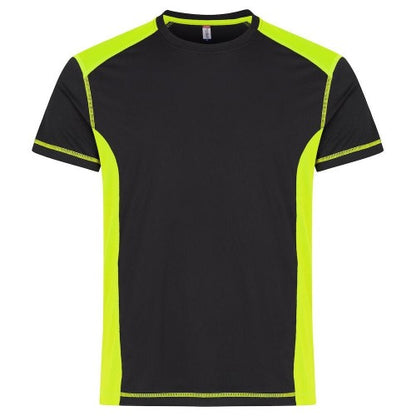 Front - Clique Mens Ambition Visibility T-Shirt