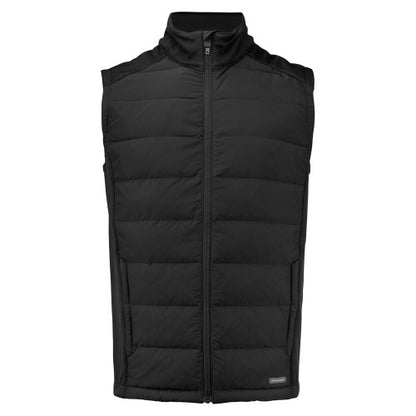 Front - Cutter & Buck Mens Oak Harbor Body Warmer