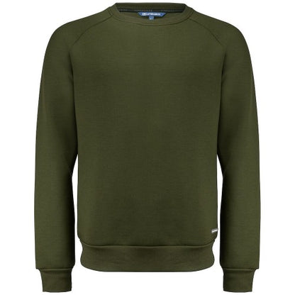 Front - Cutter & Buck Mens Pemberton Crew Neck Sweatshirt
