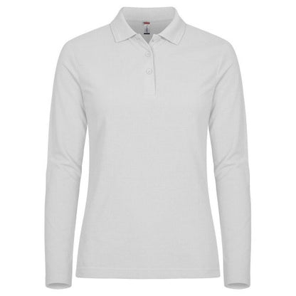 Front - Clique Womens/Ladies Manhattan Long-Sleeved Polo Shirt