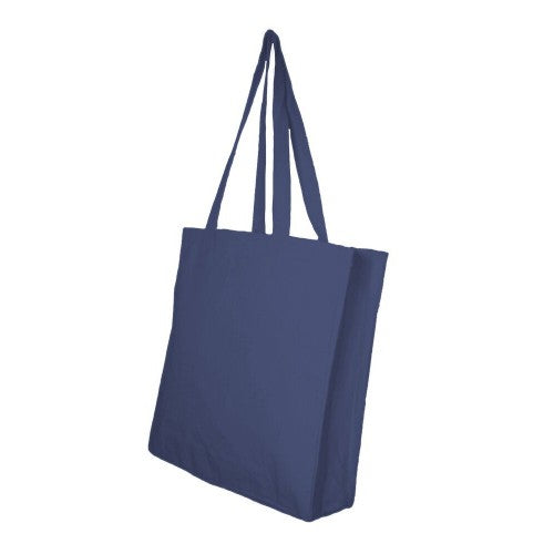 Front - United Bag Store Cotton Gusseted 207ml Shopper