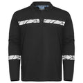 Front - Projob Mens Progression Pique Long-Sleeved Polo Shirt
