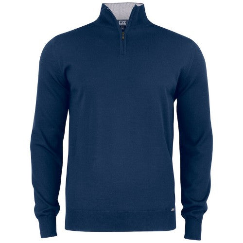 Front - Cutter & Buck Unisex Adult Everett Quarter Zip Sweatshirt