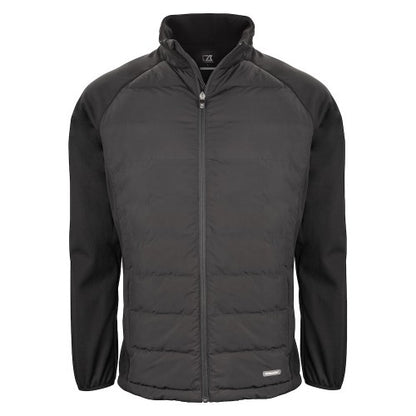 Front - Cutter & Buck Mens Oak Harbor Padded Jacket
