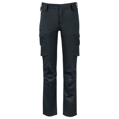 Front - Projob Womens/Ladies Stretch Cargo Trousers
