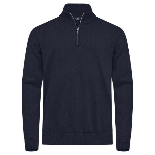 Front - Cutter & Buck Mens Oakville Fleece Top