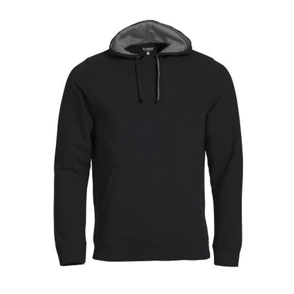 Blue Melange - Front - Clique Mens Classic Hoodie