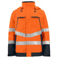 Front - Projob Mens Functional Reflective Tape Jacket