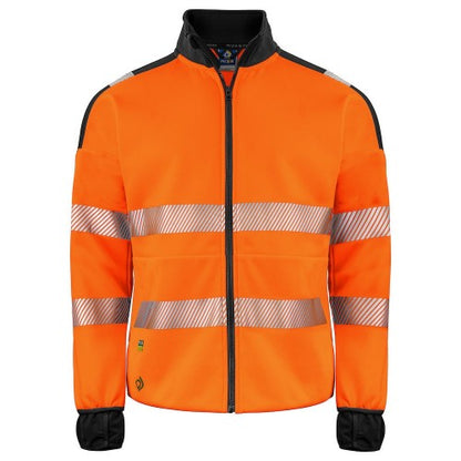 Front - Projob Mens Hi-Vis Sweatshirt