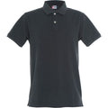 Front - Clique Mens Premium Melange Polo Shirt