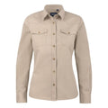 Front - Harvest Womens/Ladies Treemore Long-Sleeved Shirt