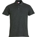 Front - Clique Mens Basic Melange Polo Shirt